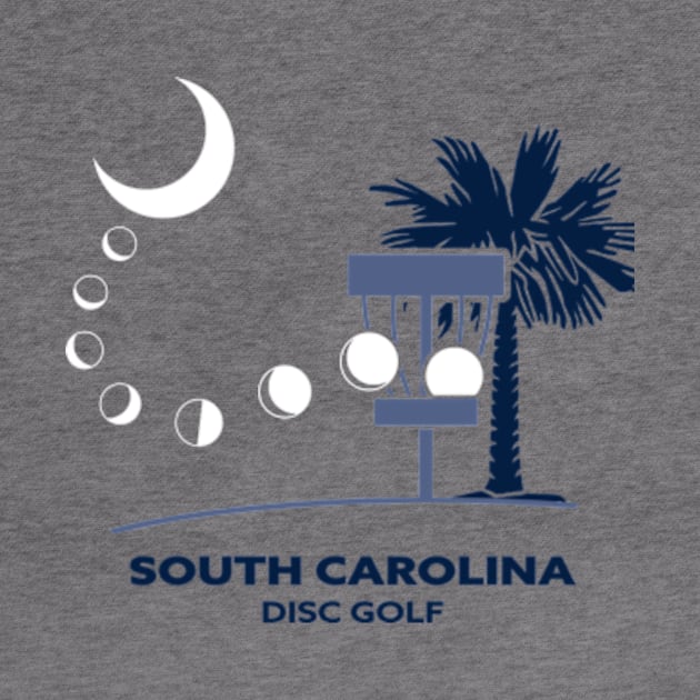 South Carolina Disc Golf - State Flag Blue by grahamwilliams